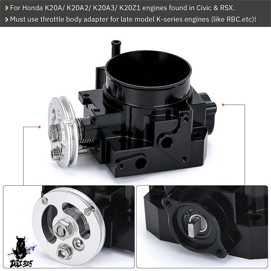 【互換品】 スロットルボディ RSX DC5 シビック SI EP3 K20 K20A 70mm 社外製の画像