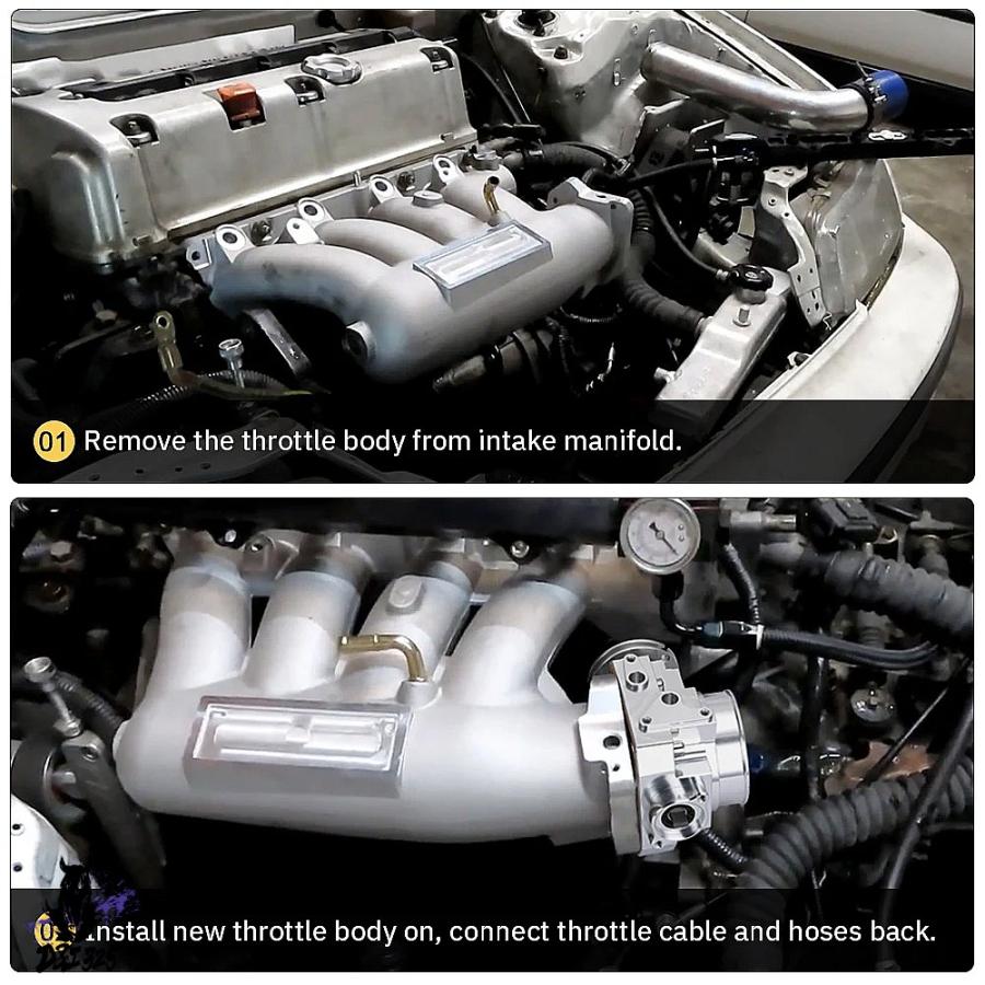 【互換品】 スロットルボディ RSX DC5 シビック SI EP3 K20 K20A 70mm 社外製の画像