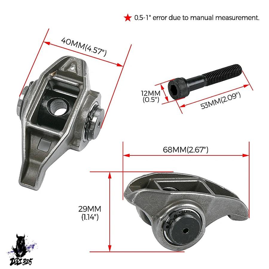 【互換品】 トランニオンキットロッカーアームボルト シボレーls1 ls2 ls3 ls6 4.8 5.3 5.7 6.0エンジン 10214664 16個簡単取り付け 社外製の画像