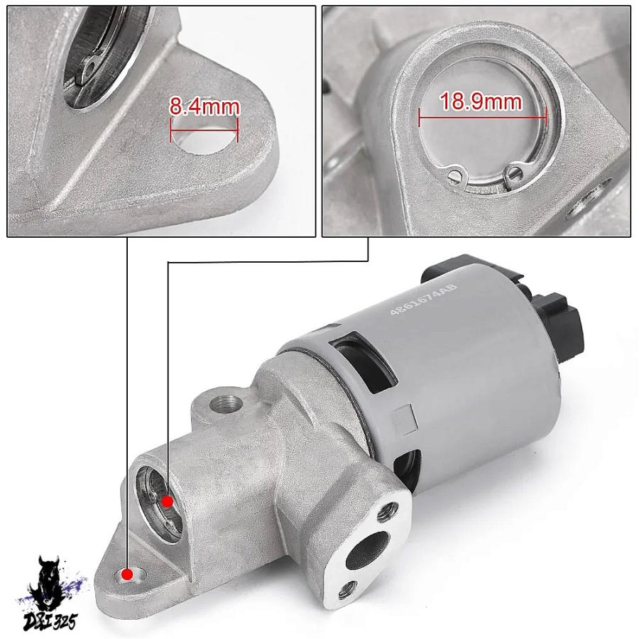 【互換品】 egrガス再循環バルブ 911242 フォーティエイト61674ab 7b0131501 - クライスラーパシフィック 3.3L 3.8L ジープラングラー ダッジグランドキャラバの画像