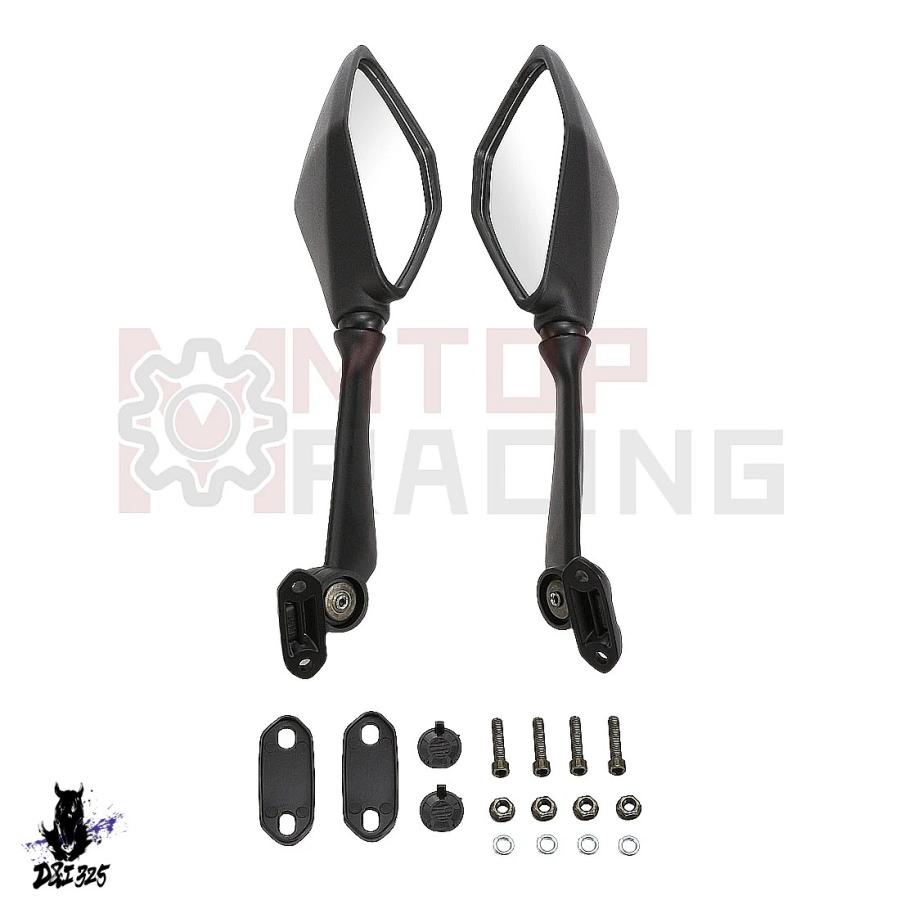 互換品】 カワサキ Ninja 400 2018-2022用 バックミラー ロッカー