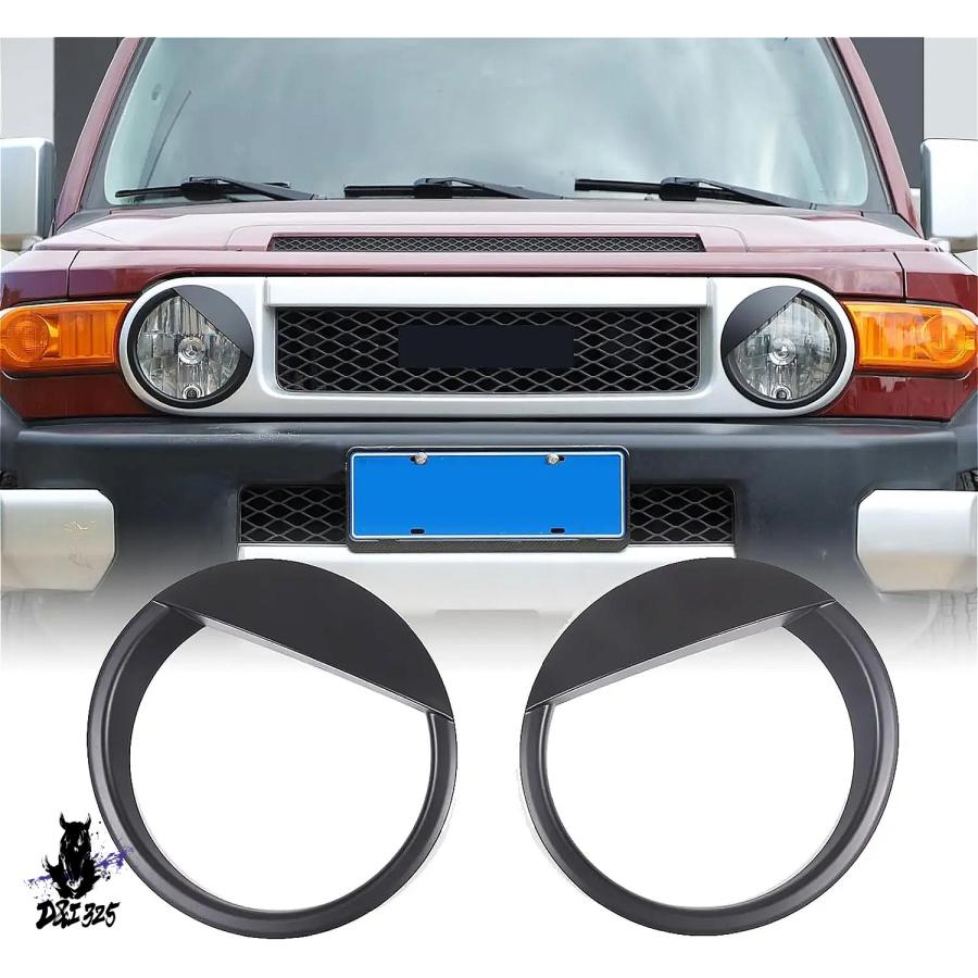 互換品】 トヨタ FJクルーザー 2007-2021用 ABSブラックダコタスタイル