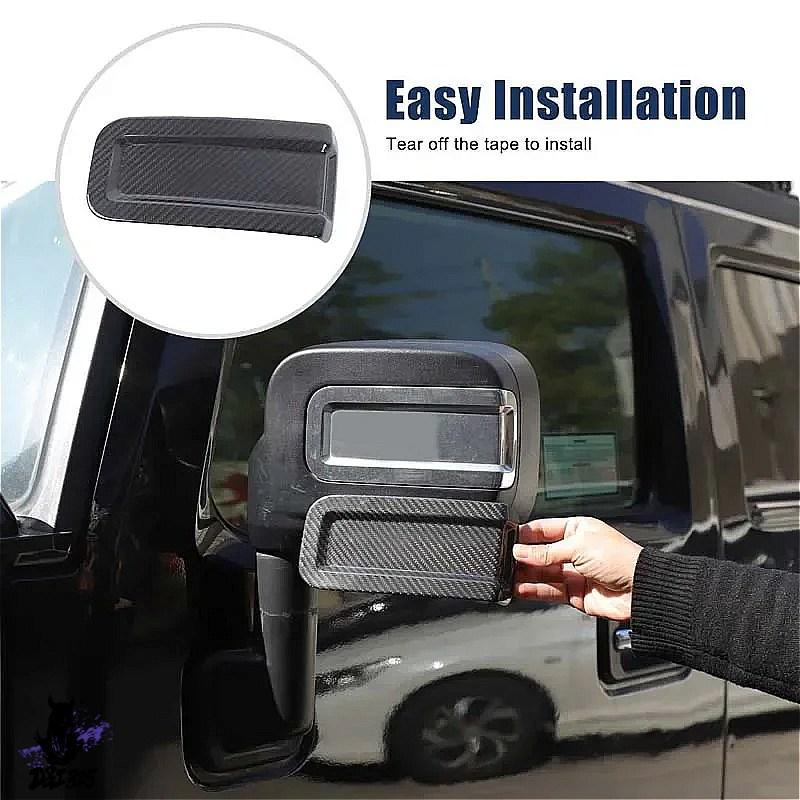互換品】 ハマー H2 SUV SUT 2003-2009 ドライカーボンバックミラー