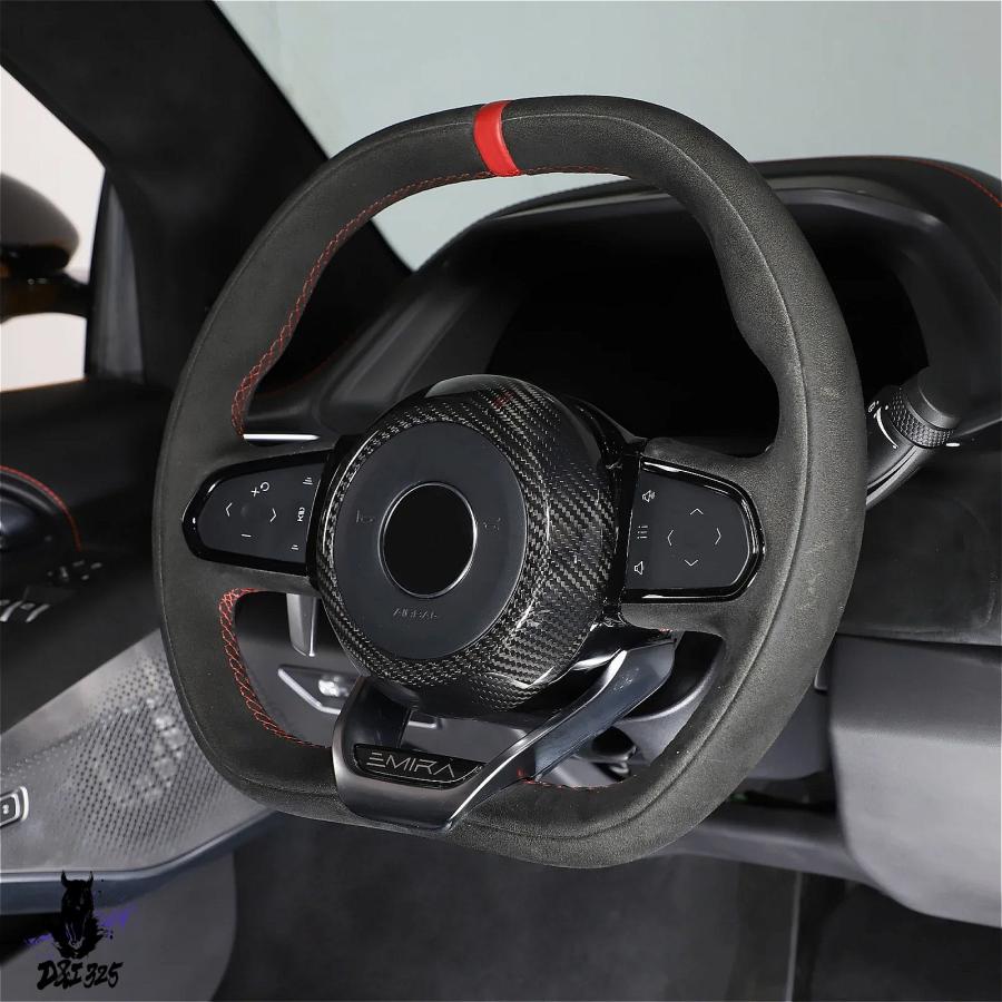 互換品】 ロータス エミーラ 2021-2023 カーボンステアリングホイール