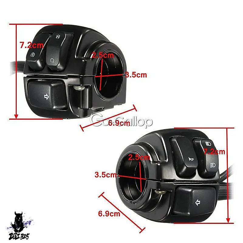 【互換品】 ハーレースポーツスターXL1200 883n アイアンダイナソフテイル Vロッド用 ブラックハンドルバー 1インチ ウィンカーコントロールライトスイッチ 社_5