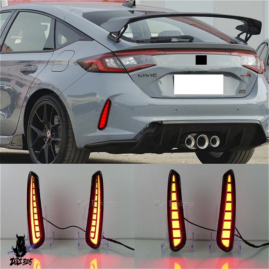 互換品】 ホンダシビック Type R 2023-2024 LEDリフレクター リア