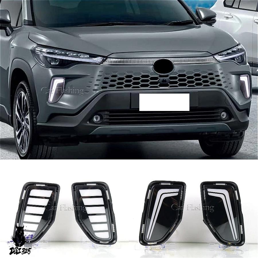 互換品】 2024トヨタ カローラクロス用 DRL LEDデイライト