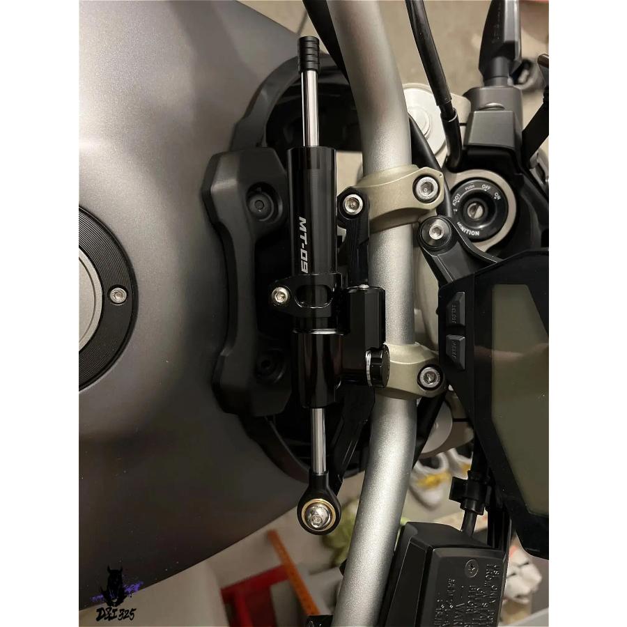 Genma ステアリングダンパーポストブラケット ブラック CB650用