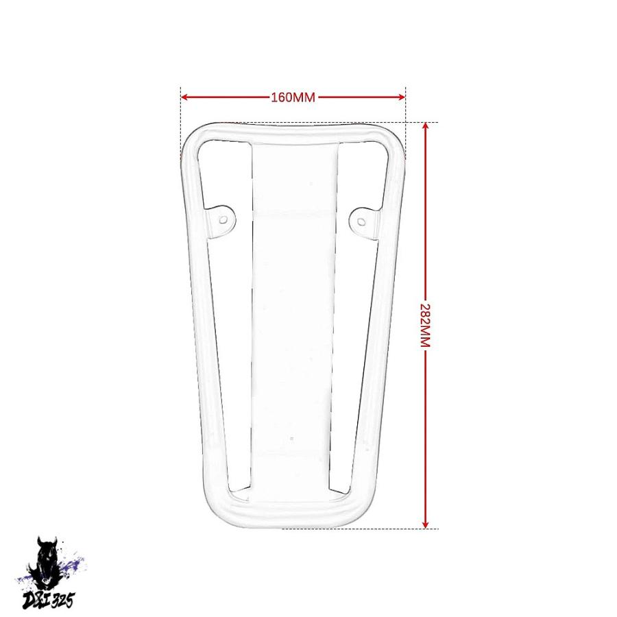 【互換品】 ベスパスプリントプリマベーラ150用リアフットペダルとラゲッジラックホルダーのバイクアクセサリー_5