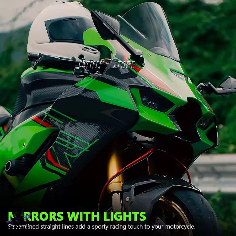 バイクパーツ新 ZX-6R ZX-10R カワサキニンジャ400 650 に取り付け可能