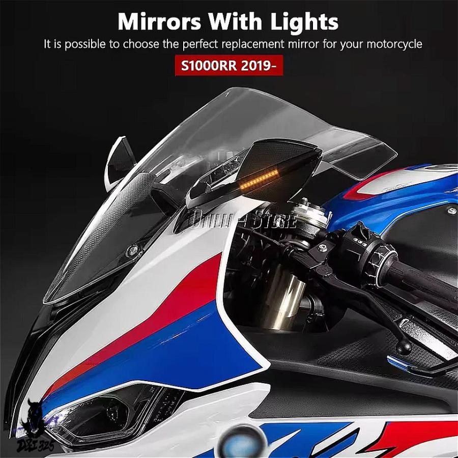 互換品】 BMW S1000RR 2019-2025 LEDキットバックミラーウィンカー