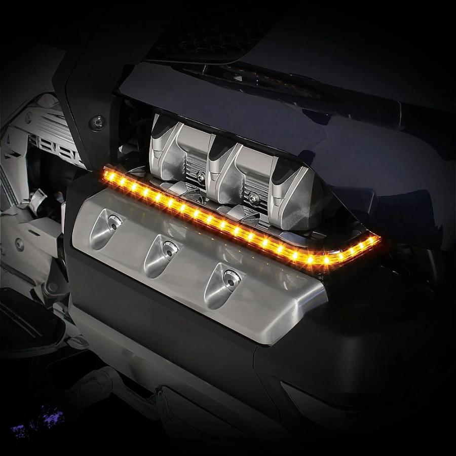 【互換品】 ホンダ ゴールドウィング GL1800 F6B LEDライトパネル クローム 2018-2021 社外製の画像