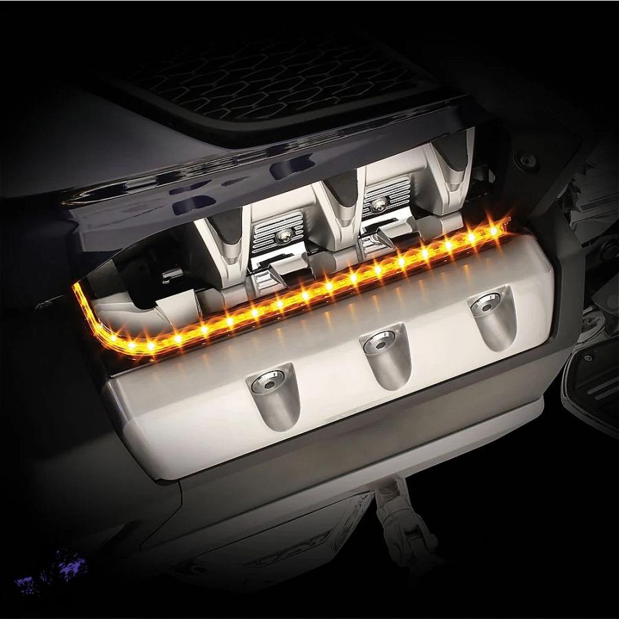【互換品】 ホンダ ゴールドウィング GL1800 F6B LEDライトパネル クローム 2018-2021 社外製の画像