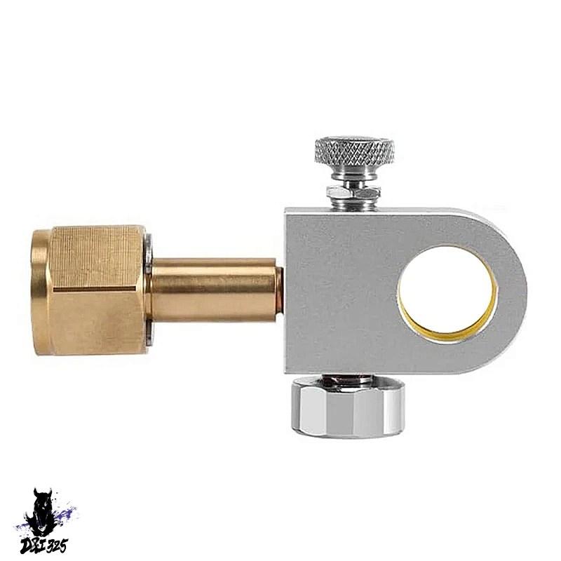 【互換品】 terra 3000psi圧力計 クイック接続 co2ボトル用 アダプター W21.8-14 Duo artco2交換 社外製_1