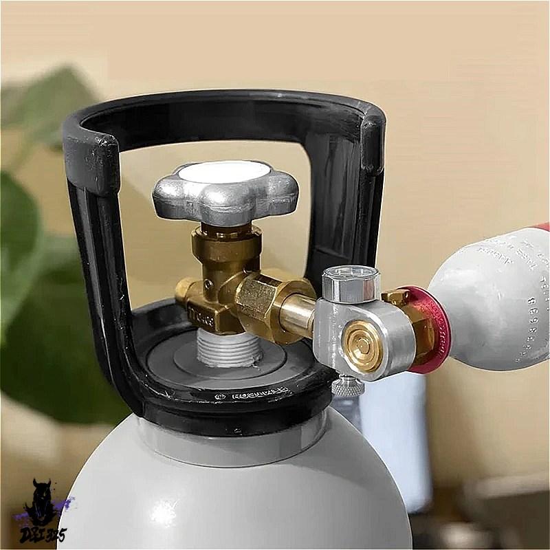 【互換品】 terra 3000psi圧力計 クイック接続 co2ボトル用 アダプター W21.8-14 Duo artco2交換 社外製_2