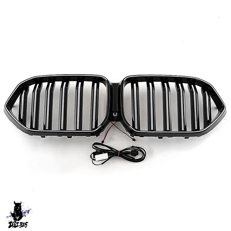 互換品】 BMW X6 G06 20202023用 高品質 LEDライト付きフロント腎臓