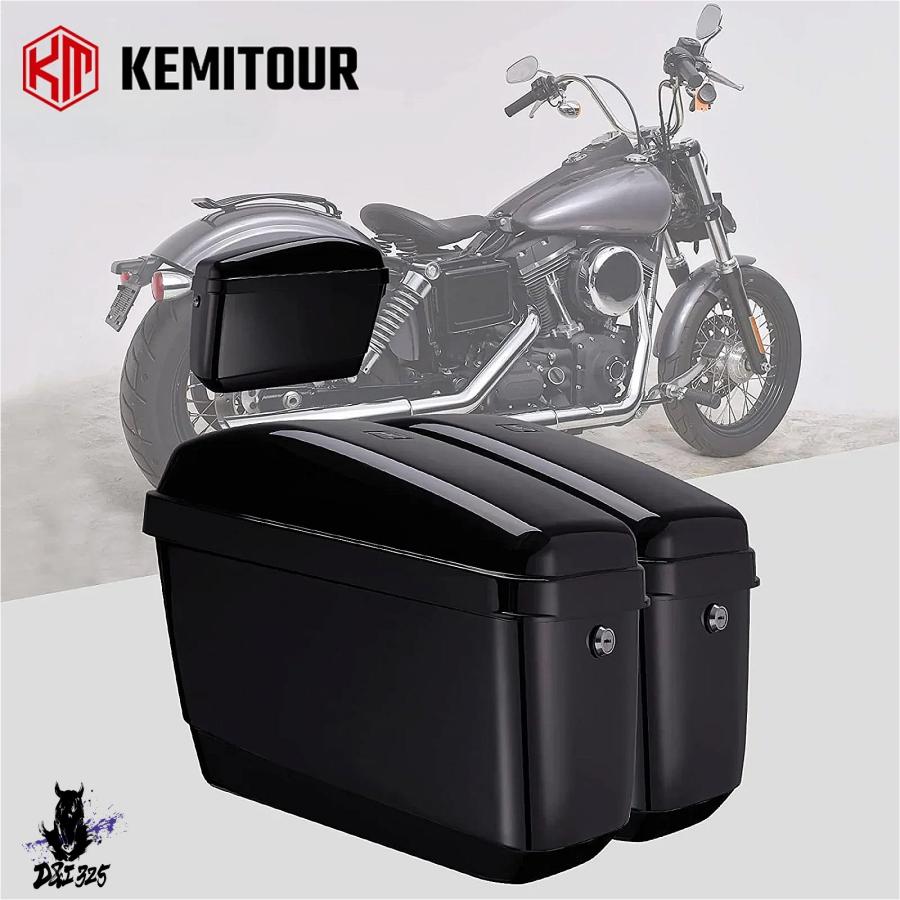 【互換品】 サドルバッグ Vロッド トランクバッグ ダイナバイク カワサキバルカン500 900 ヤマハ乙女座1100 スズキブルバードc50 ハードバイク 社外製_5