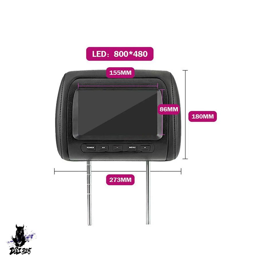 互換品】 ホンダ NBOX 2020モデル ポータブルヘッドレストモニター 7