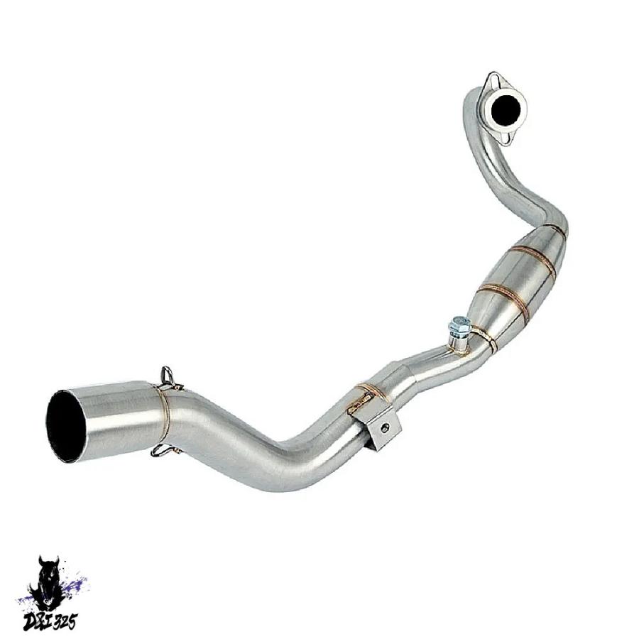 【互換品】 ホンダ CRF300L CRF300LラリーABS 20212023用のステンレスエキゾーストパイプヘッダーミッドパイプ オンタイプ_5