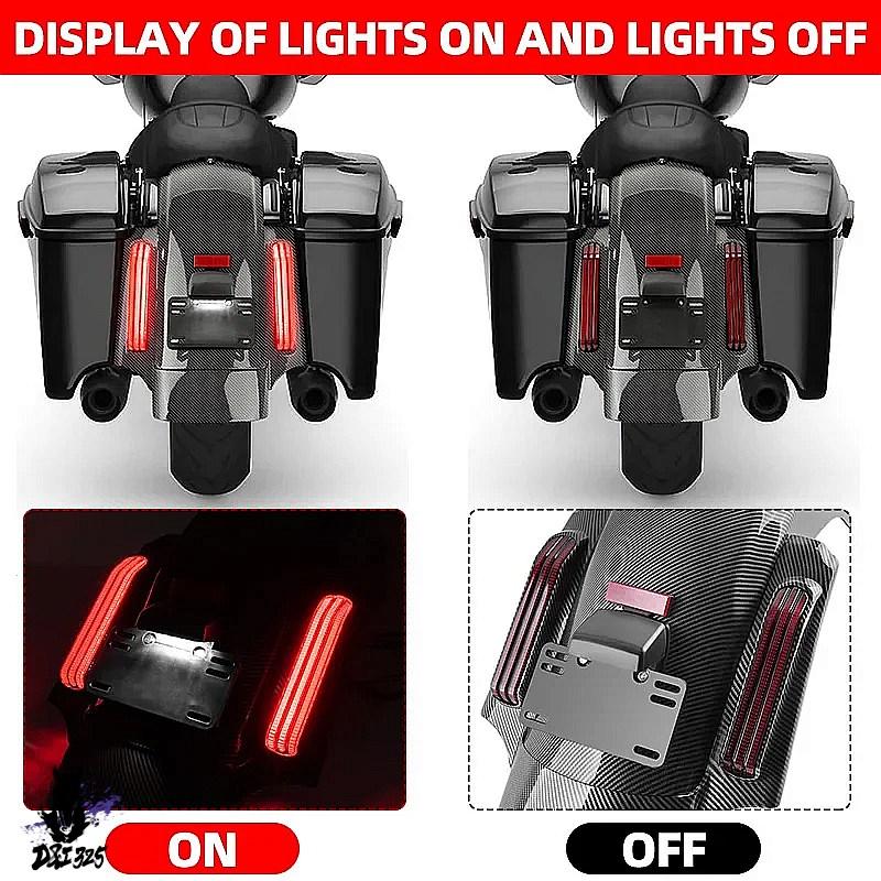 【互換品】 ハーレーツーリング ロードキング2014以上 LEDウインカー ブレーキランニングライト フェンダーシステム延長ファシアエレクトリックグライド 社外製の画像