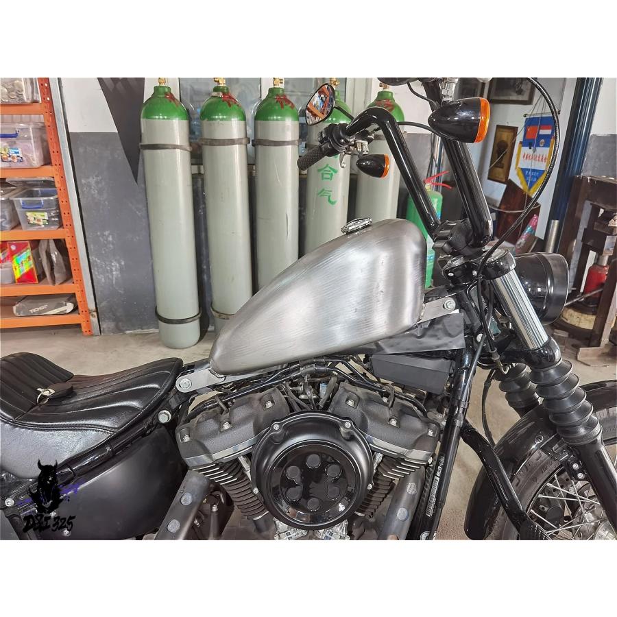【互換品】 ストリートボブm8 12Lのバイクガソリンタンク及びバイクオイルボックス20182022 社外製