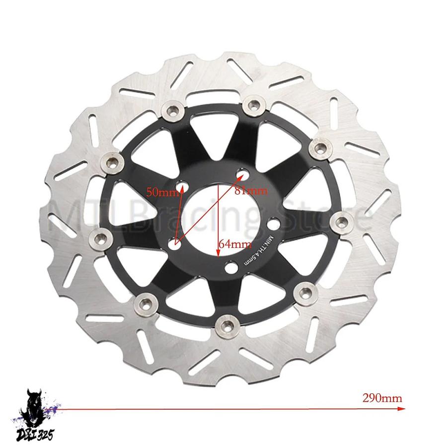 【互換品】 スズキ RGV250 19881990 GSXR250 RK GJ73A 1989 GSX400 GK74A 19881990 GSX400刀 1992 前輪ブレーキディスク 290mm 社外製_1