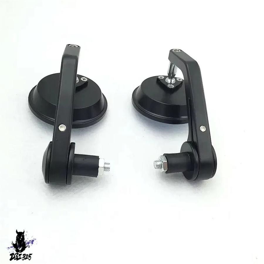 【互換品】 22mm用 ラウンドストリートバイクバーエンドミラー 互換品ホンダ カワサキ ハーレーダビッドソン インディアン KTM 社外製_5