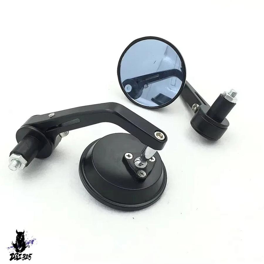【互換品】 22mm用 ラウンドストリートバイクバーエンドミラー 互換品ホンダ カワサキ ハーレーダビッドソン インディアン KTM 社外製_6