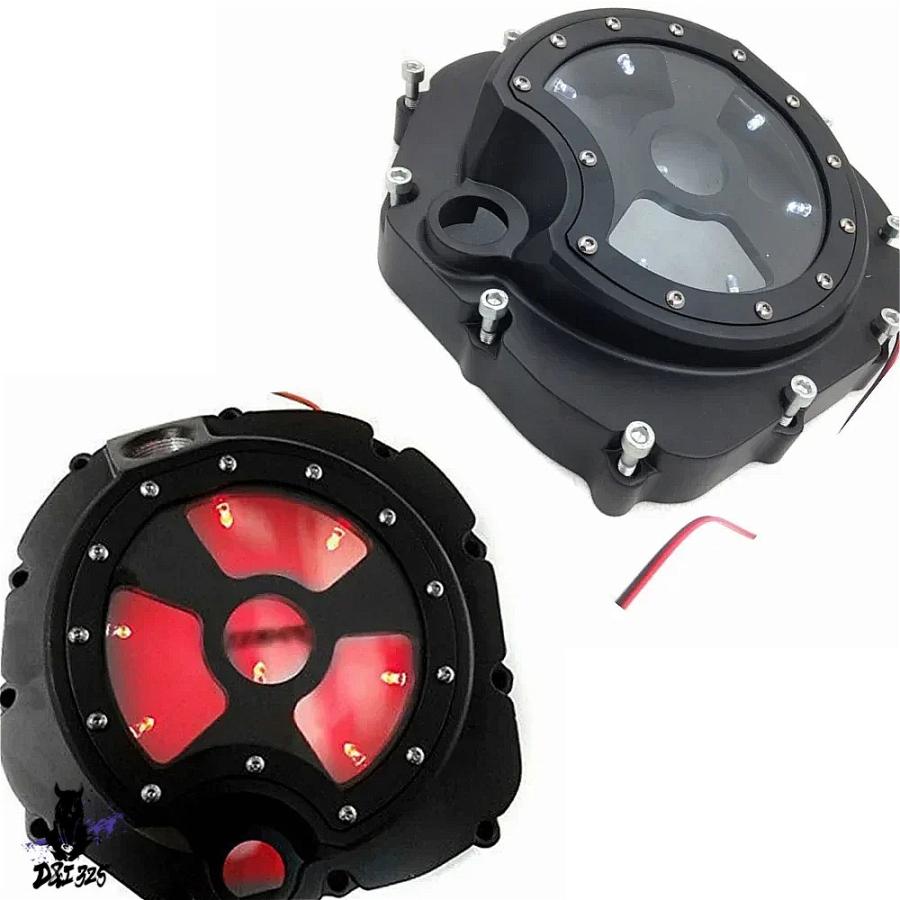 互換品】 カワサキ ZX14R ZZR1400 20062022用 アルミニウムLEDクリア