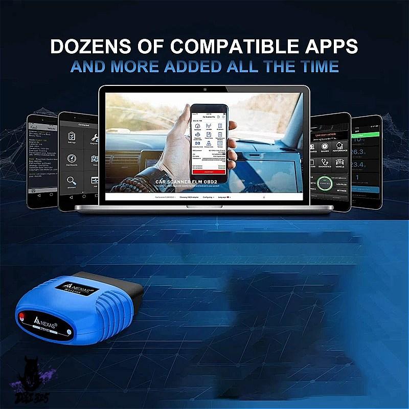 互換品】 nexas nexlink OBD2 eobd Bluetooth 5.0 スキャナー