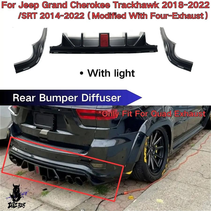 互換品】 ジープ グランドチェロキー SRT モデル 4 排気/トラック