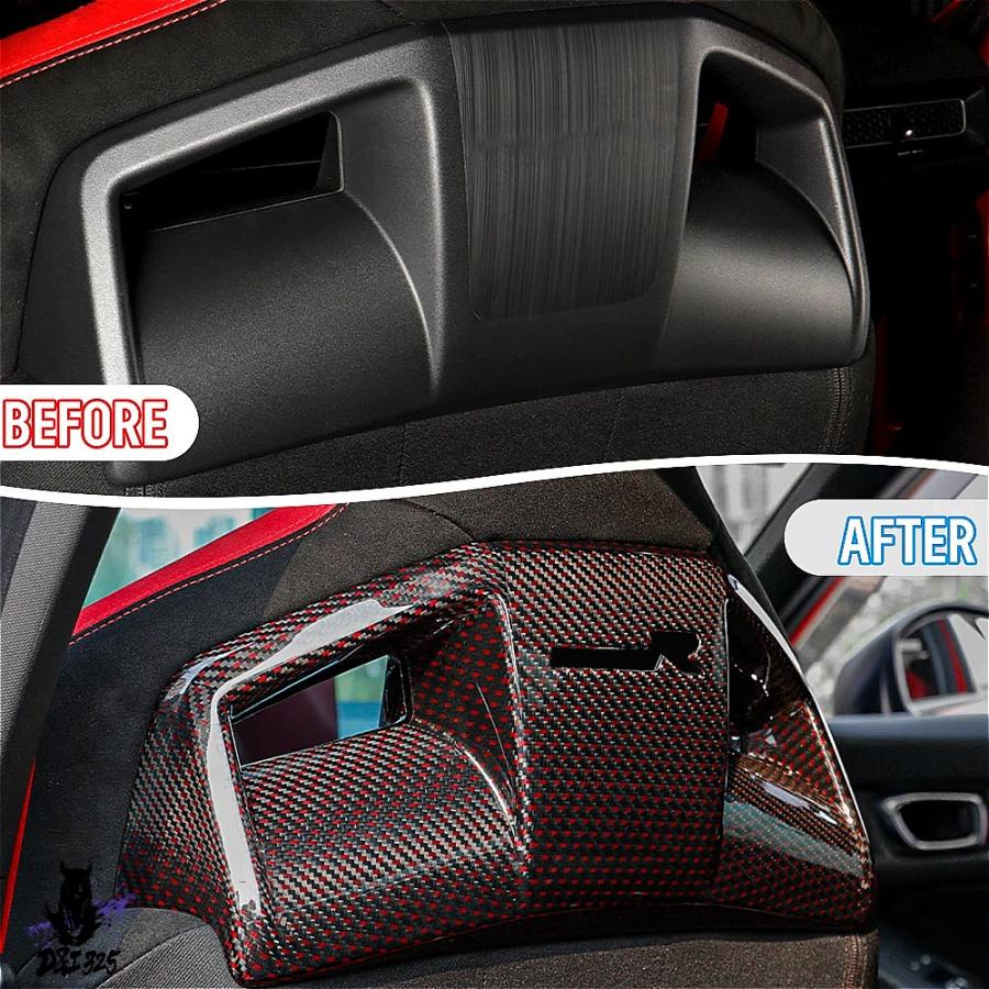 互換品】 カーボンシートカバー ホンダシビック バックプロテクター