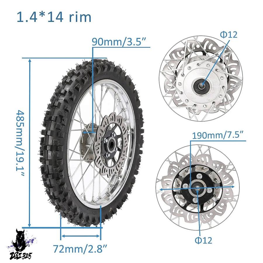互換品】 バイク tdproフロントフォーク トリプルcrf50 kx60 60 10014