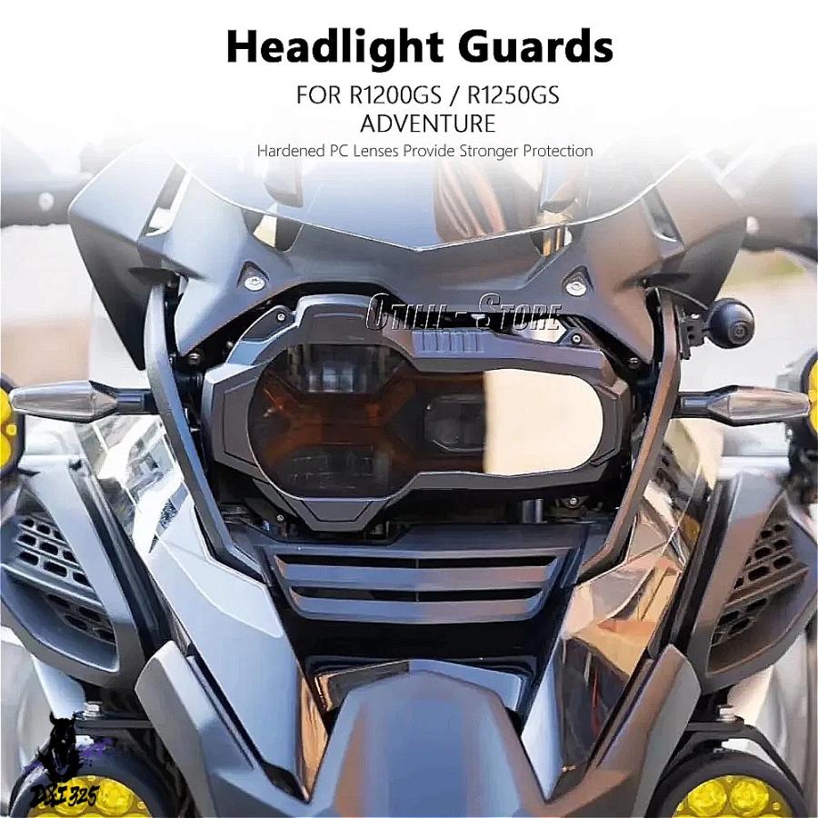 【ほぼ新品】R1250GS アドベンチャー　純正　ヘッドライトガード 互換品】 バイクヘッドライトプロテクター BMW r1200gs lc