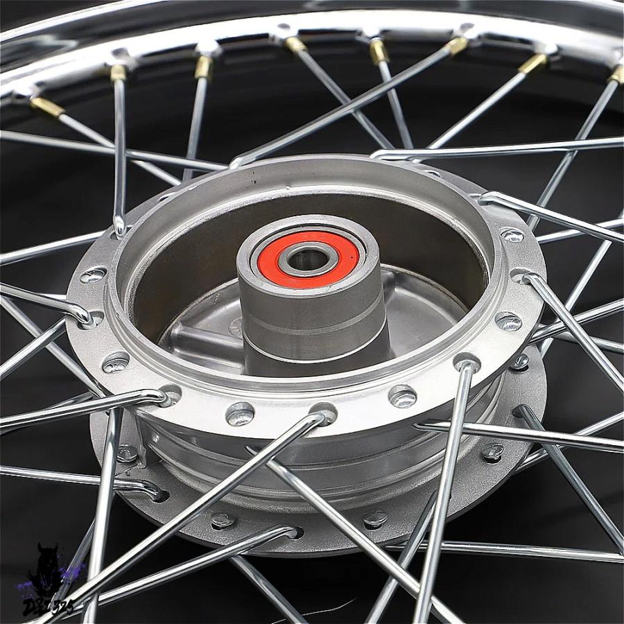 互換品】 2 サイズ 1.40インチ × 17インチ フロントリアホイールリム