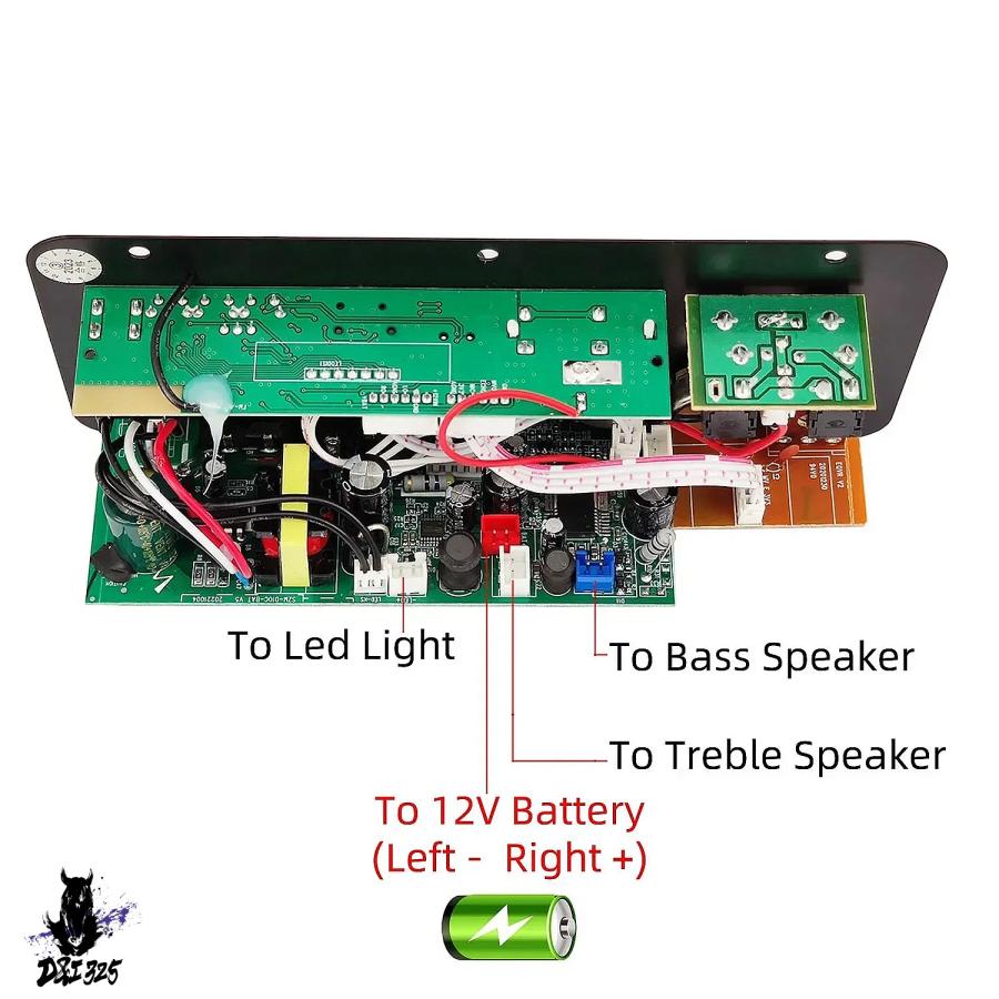 互換品】 なし WOOPKER Bluetooth対応デジタルアンプボード D10C サブ