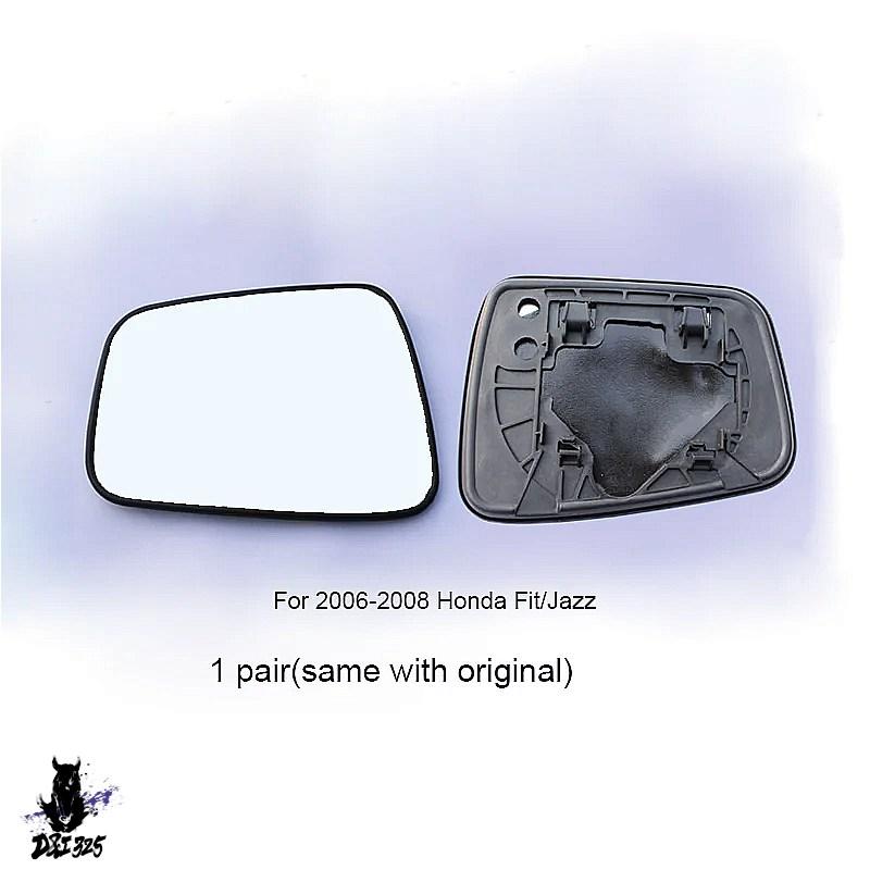 【互換品】 ホンダ フィット ジャズ 2003-2021 サイドバックミラーガラスレンズ サイドドアウィング交換 加熱 社外製_17