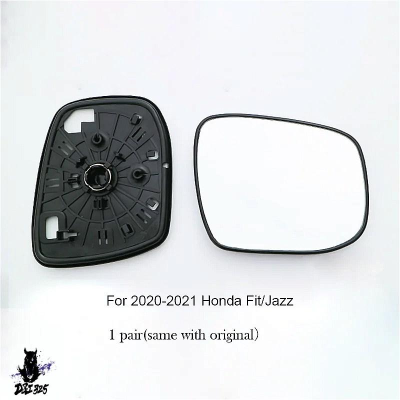 【互換品】 ホンダ フィット ジャズ 2003-2021 サイドバックミラーガラスレンズ サイドドアウィング交換 加熱 社外製_20