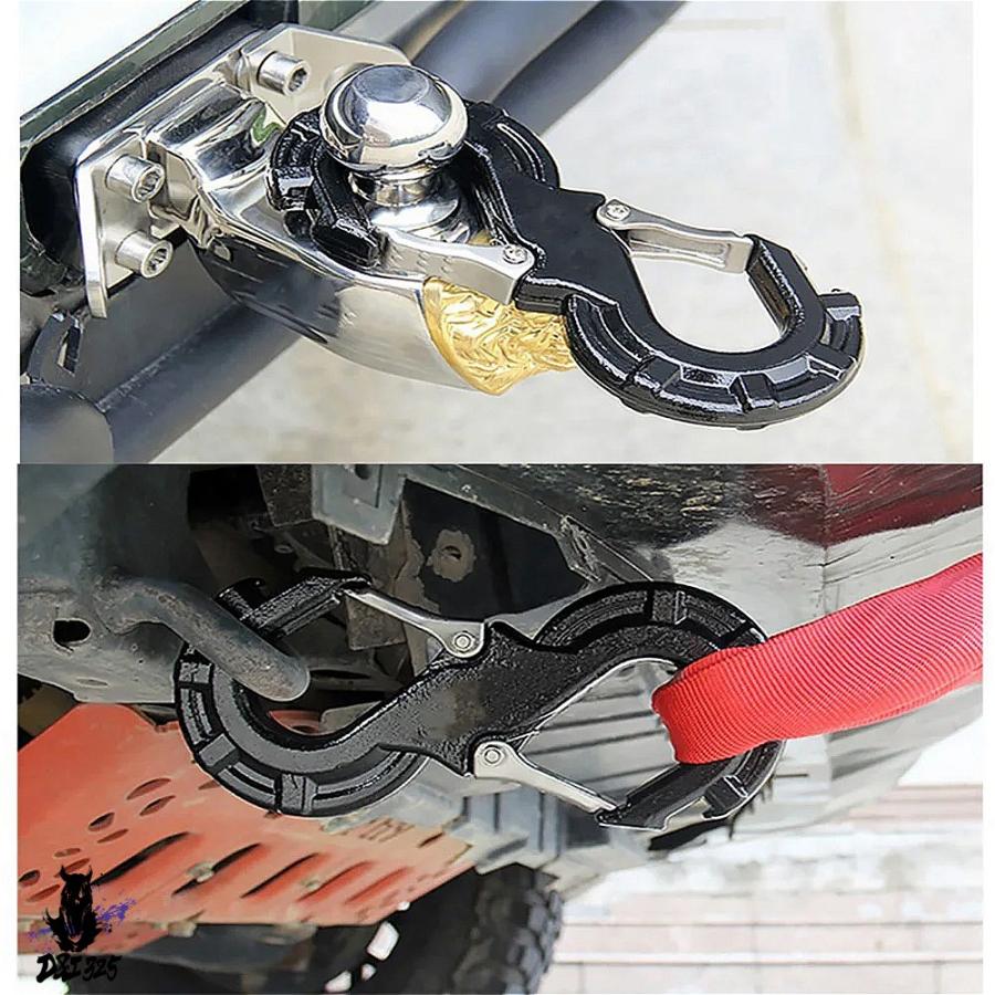【互換品】 JK 赤S字 クイック救助シャックルトレーラーウインチフック車JKオフロード牽引回復キット 社外製_2
