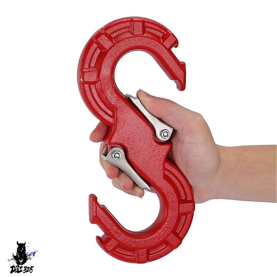 【互換品】 JK 赤S字 クイック救助シャックルトレーラーウインチフック車JKオフロード牽引回復キット 社外製_5