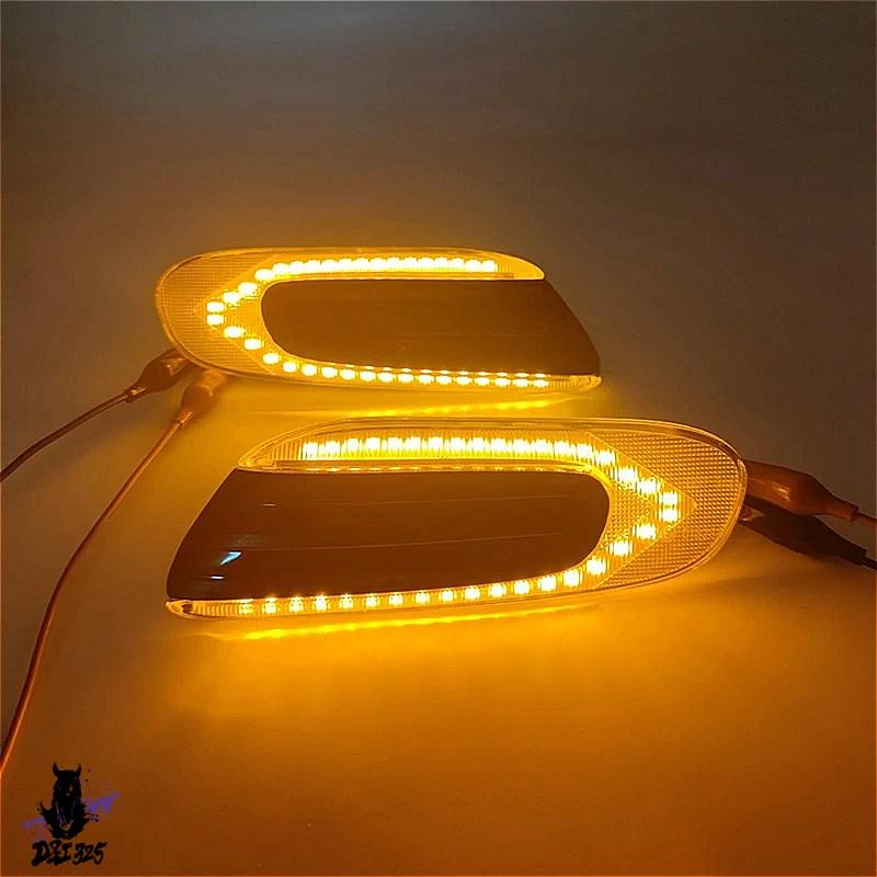 【互換品】 MINI LEDフェンダーライト ランニングウォーターシグナルイエローライト F55 F56 F57 2014-2020 1ペア 社外製_5