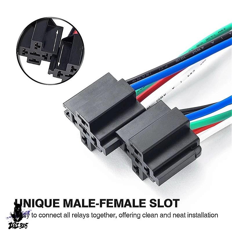 【互換品】 エレクトラ自動車リレー 12V 30A 5ピン リレー スイッチ配線 ハーネス 車両 12個 - エレクトラ 自動車 社外製_2