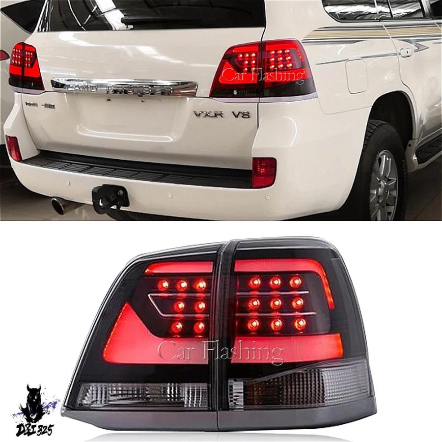 【互換品】 トヨタ ランドクルーザー LEDテールライト フォグランプペア2008-2015 社外製の画像