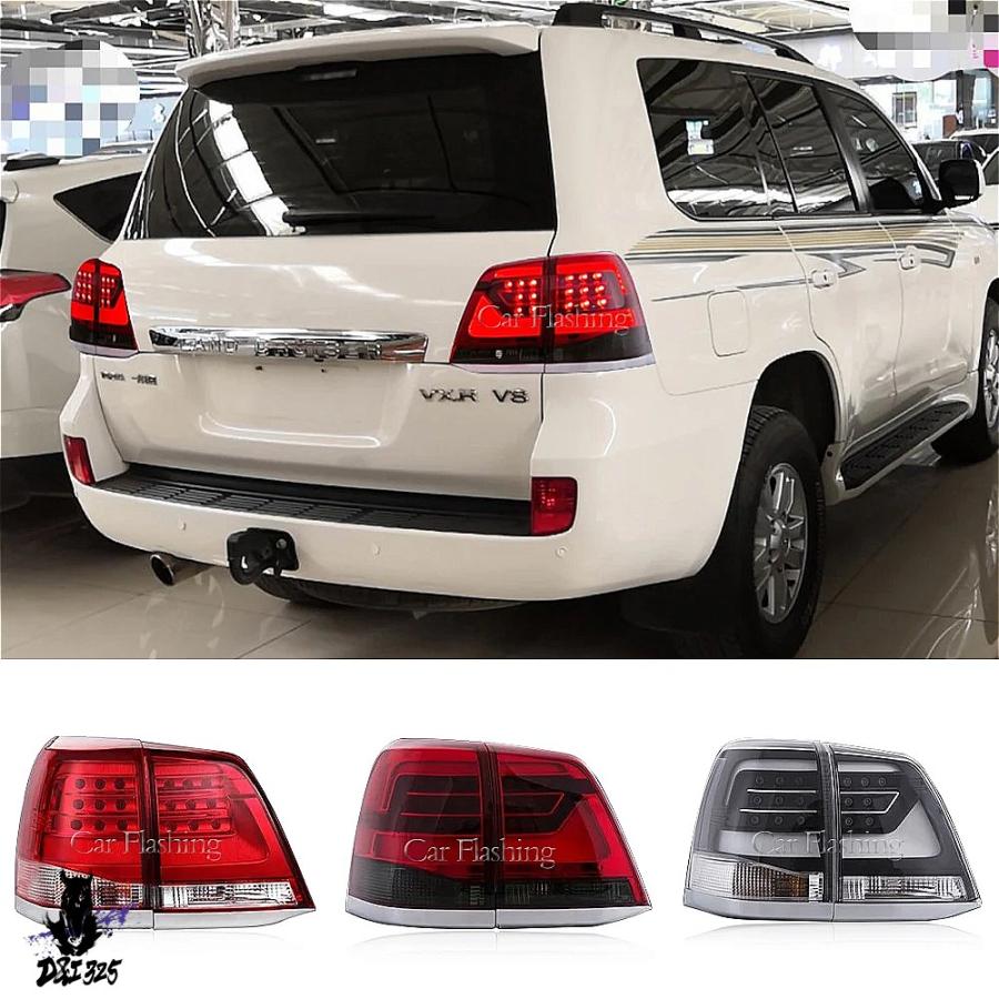 【互換品】 トヨタ ランドクルーザー LEDテールライト フォグランプペア2008-2015 社外製の画像