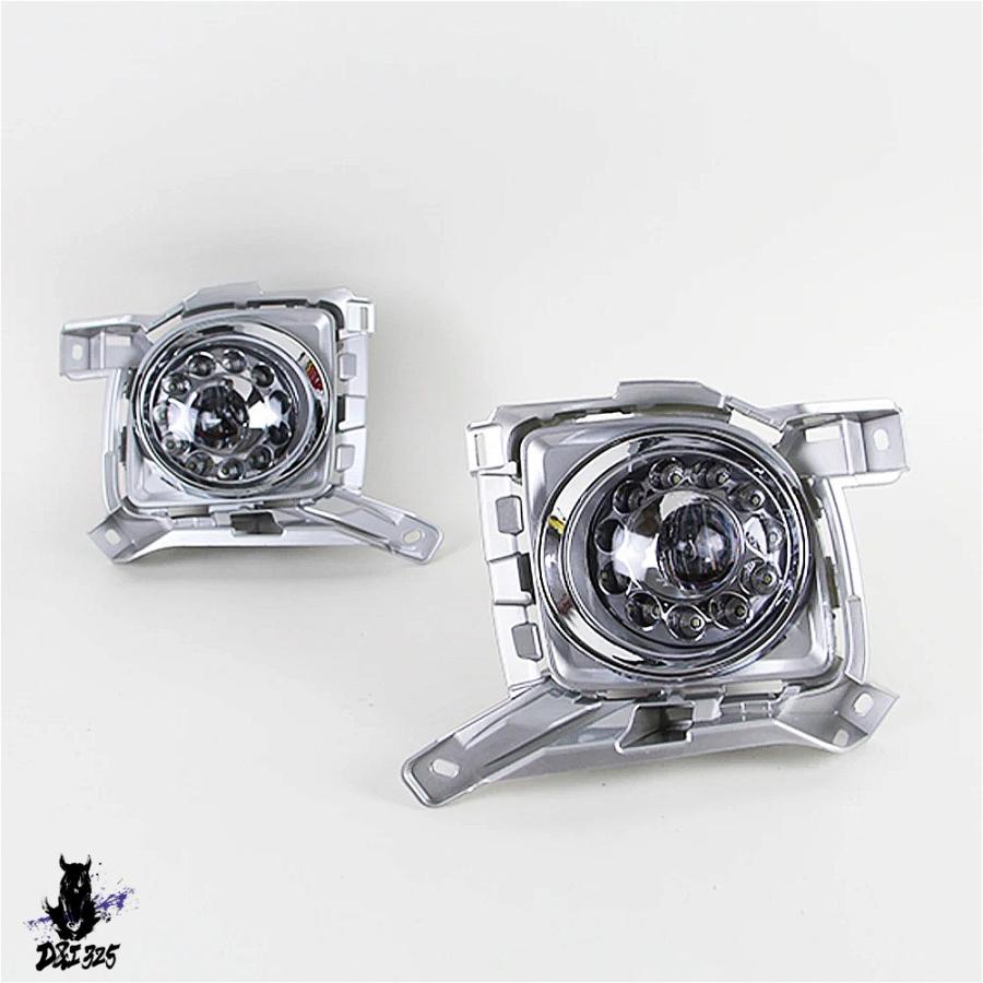 【互換品】 トヨタ ランドクルーザー FJ200 LC200 2012-2015専用 LED デイランニングライト＆フォグランプ2個セット 社外製_3
