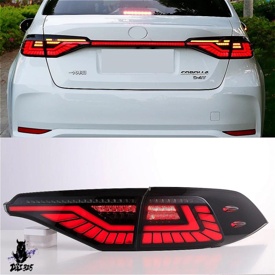 互換品】 トヨタカローラ 新型 LED DRL テールランプ 2019-2023 自動