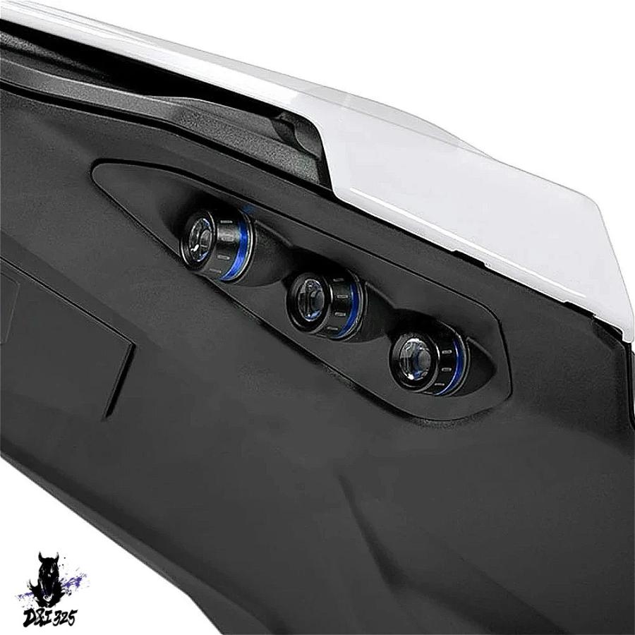 【互換品】 BMW s1000rr 2023 2024 用 統合LEDテールライト ウインカー 明黒 赤 青 1ペア 社外製の画像