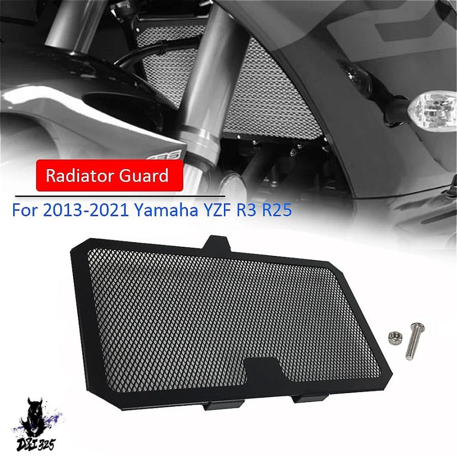 【互換品】 ヤマハ YZF-R3 YZF-R25 2018-2021用 ラジエーターグリルカバー 社外製_1