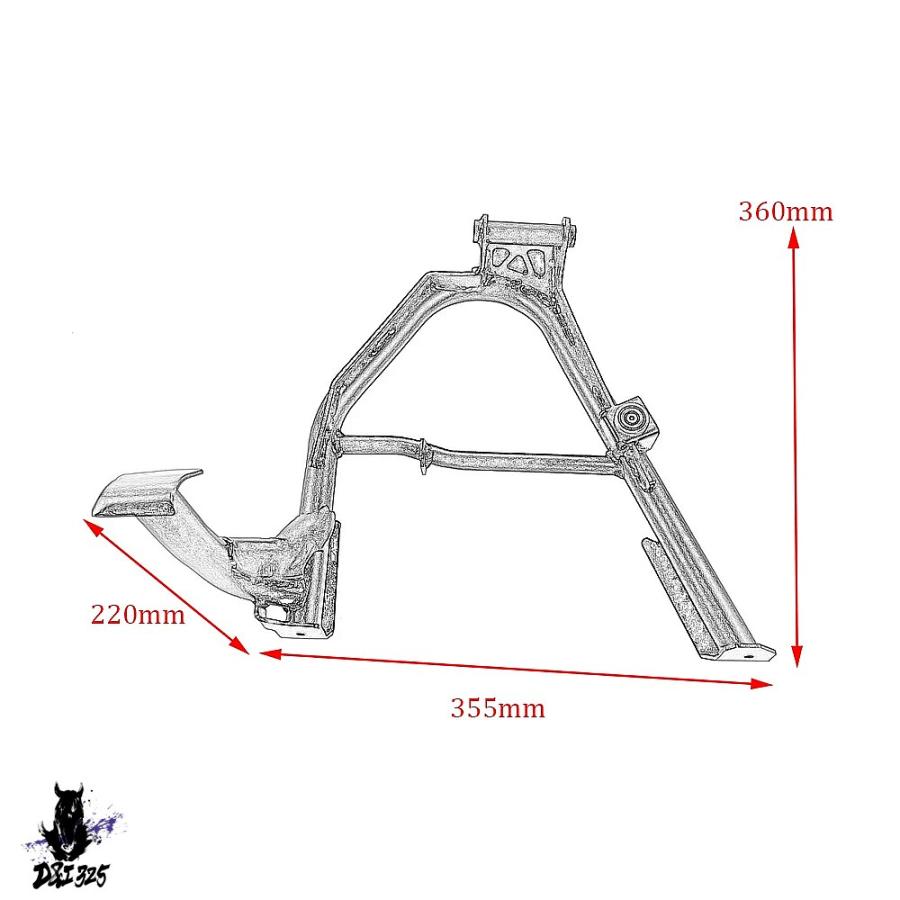 互換品】 xl750 xl 2023 2024 トランスループスタンド バイク 中央