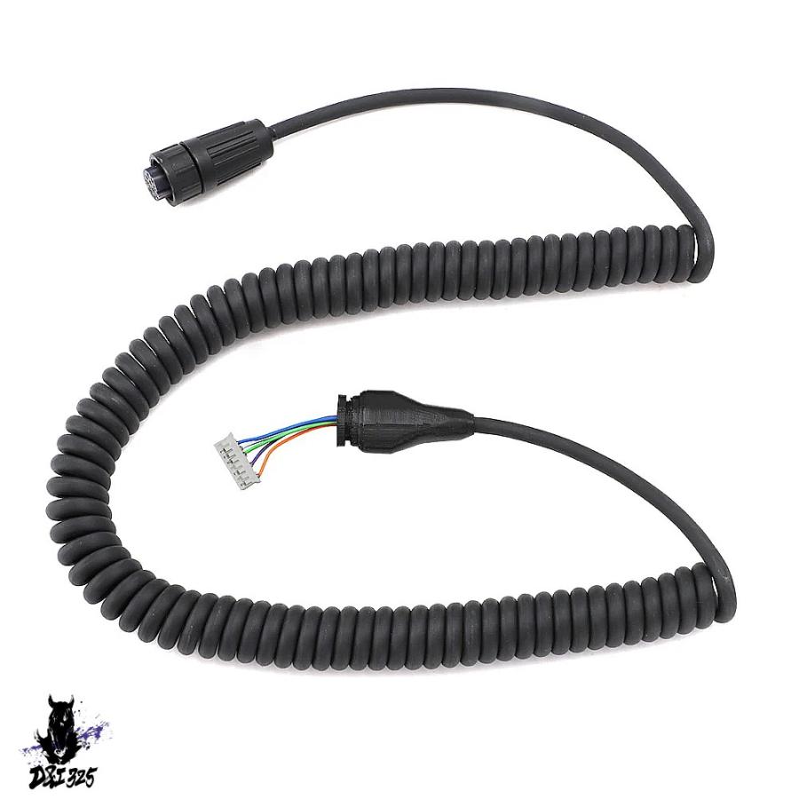 【互換品】 Garmin VHF 200ラジオ用 マイクハーネスコードケーブル コイル状交換 社外製_4
